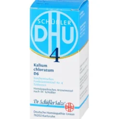 BIOCHEMIE DHU 4 Kalium chloratum D 6 Tabletten 80 St
