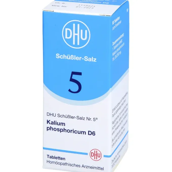 BIOCHEMIE DHU 5 Kalium phosphoricum D 6 Tabletten 80 St
