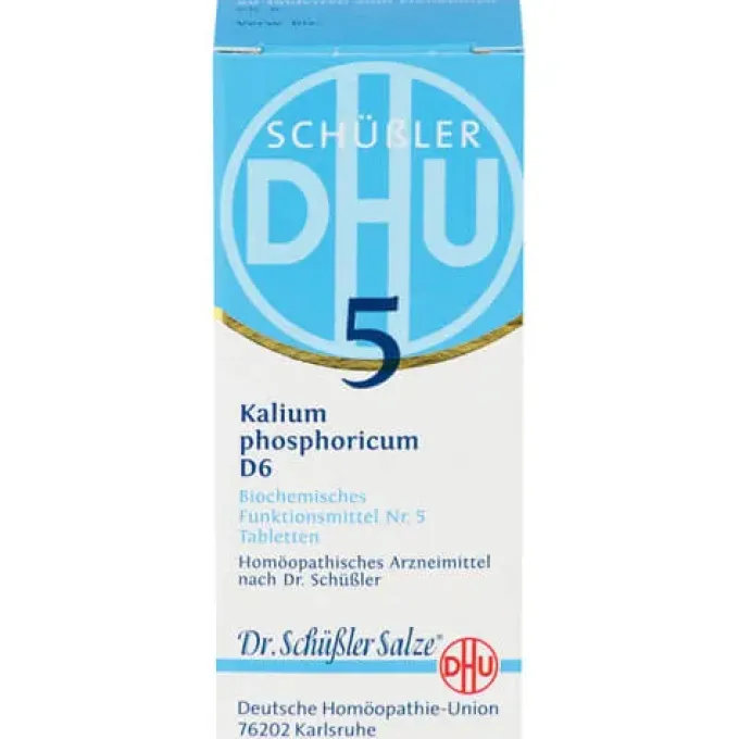 BIOCHEMIE DHU 5 Kalium phosphoricum D 6 Tabletten 80 St