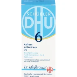 BIOCHEMIE DHU 6 Kalium sulfuricum D 6 Tabletten 200 St