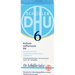 BIOCHEMIE DHU 6 Kalium sulfuricum D 6 Tabletten 200 St