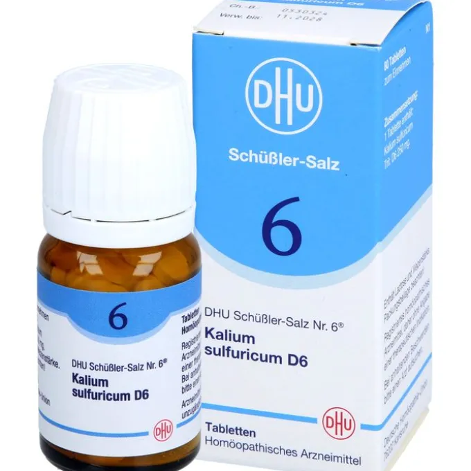BIOCHEMIE DHU 6 Kalium sulfuricum D 6 Tabletten 80 St