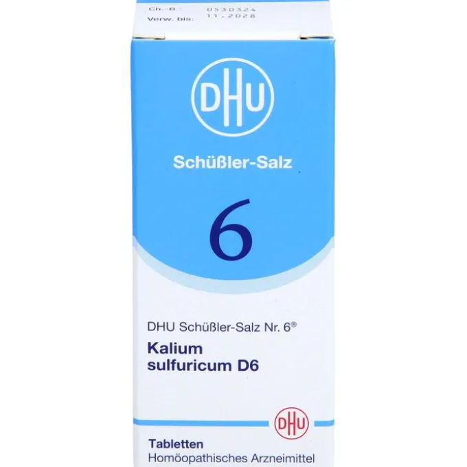 BIOCHEMIE DHU 6 Kalium sulfuricum D 6 Tabletten 80 St