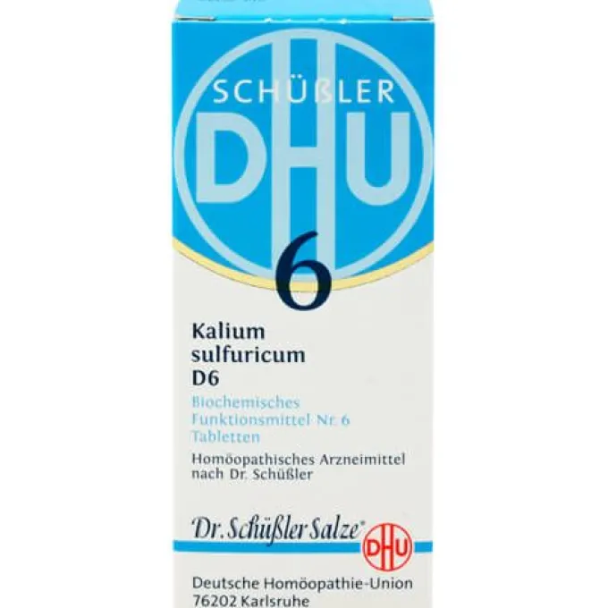 BIOCHEMIE DHU 6 Kalium sulfuricum D 6 Tabletten 80 St