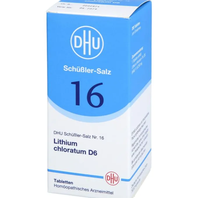 BIOCHEMIE DHU 16 Lithium chloratum D 6 Tabletten 200 St