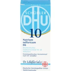 BIOCHEMIE DHU 10 Natrium sulfuricum D 6 Tabletten 80 St