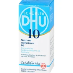 BIOCHEMIE DHU 10 Natrium sulfuricum D 6 Tabletten 80 St