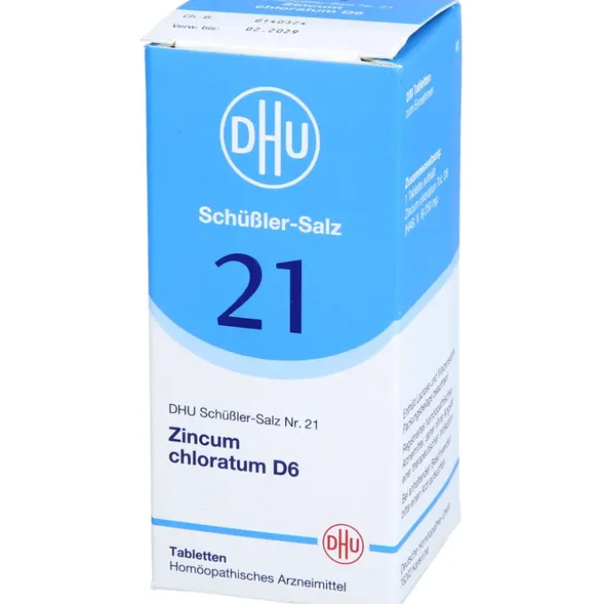 BIOCHEMIE DHU 21 Zincum chloratum D 6 Tabletten 200 St