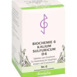 BIOCHEMIE 6 Kalium sulfuricum D 6 Tabletten 500 St