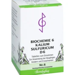 BIOCHEMIE 6 Kalium sulfuricum D 6 Tabletten 500 St