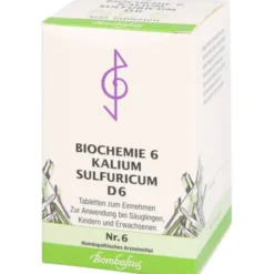 BIOCHEMIE 6 Kalium sulfuricum D 6 Tabletten 500 St