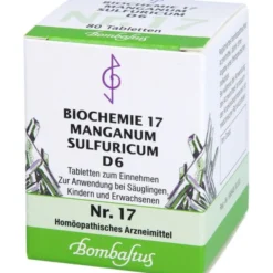 BIOCHEMIE 17 Manganum sulfuricum D 6 Tabletten 80 St