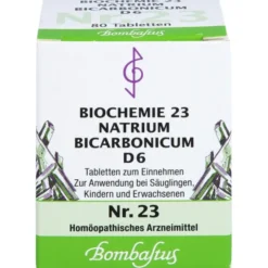 BIOCHEMIE 23 Natrium bicarbonicum D 6 Tabletten 80 St