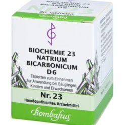 BIOCHEMIE 23 Natrium bicarbonicum D 6 Tabletten 80 St