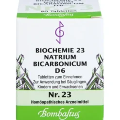 BIOCHEMIE 23 Natrium bicarbonicum D 6 Tabletten 80 St