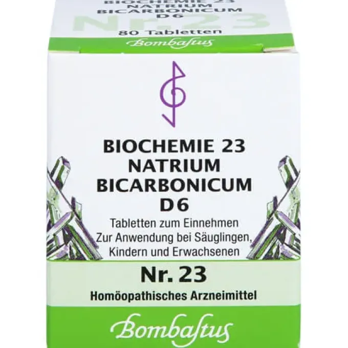 BIOCHEMIE 23 Natrium bicarbonicum D 6 Tabletten 80 St