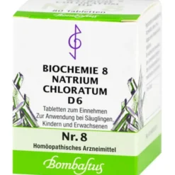 BIOCHEMIE 8 Natrium chloratum D 6 Tabletten 80 St