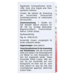 BIOCHEMIE 8 Natrium chloratum D 6 Tabletten 200 St