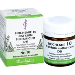 BIOCHEMIE 10 Natrium sulfuricum D 6 Tabletten 80 St