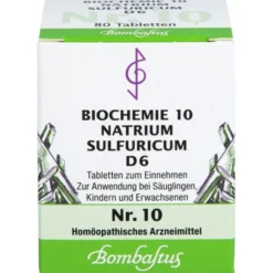 BIOCHEMIE 10 Natrium sulfuricum D 6 Tabletten 80 St
