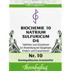 BIOCHEMIE 10 Natrium sulfuricum D 6 Tabletten 80 St