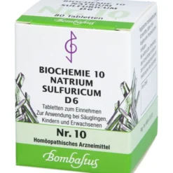 BIOCHEMIE 10 Natrium sulfuricum D 6 Tabletten 80 St