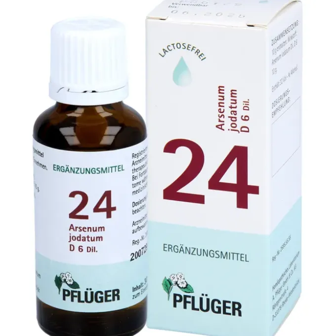 BIOCHEMIE Pflüger 24 Arsenum jodatum D 6 Tropfen 30 ml