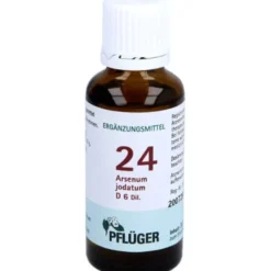 BIOCHEMIE Pflüger 24 Arsenum jodatum D 6 Tropfen 30 ml