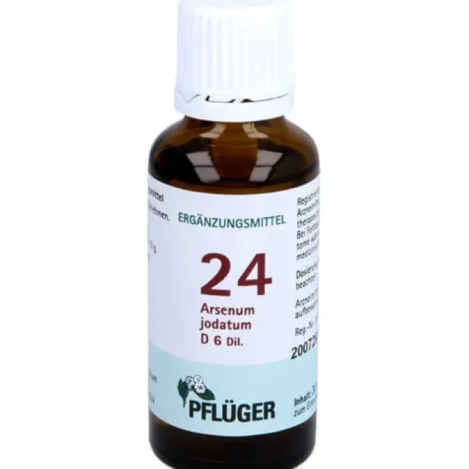 BIOCHEMIE Pflüger 24 Arsenum jodatum D 6 Tropfen 30 ml