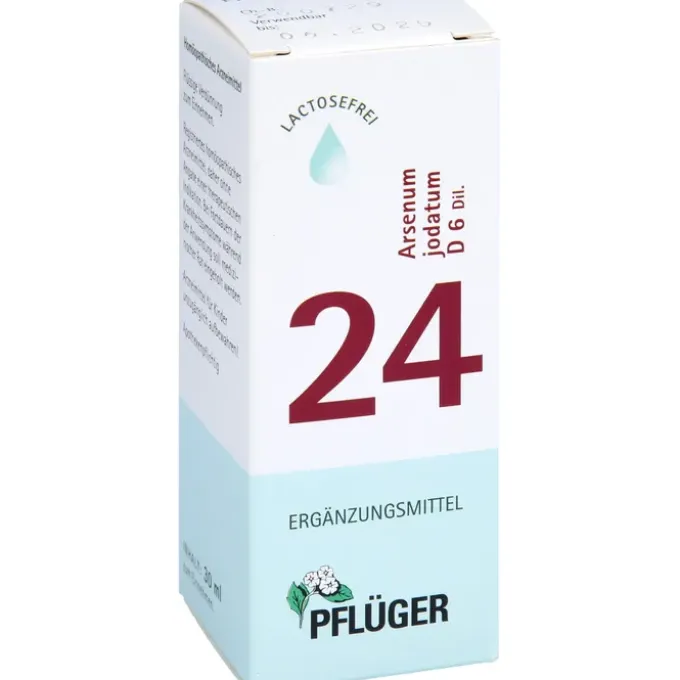 BIOCHEMIE Pflüger 24 Arsenum jodatum D 6 Tropfen 30 ml