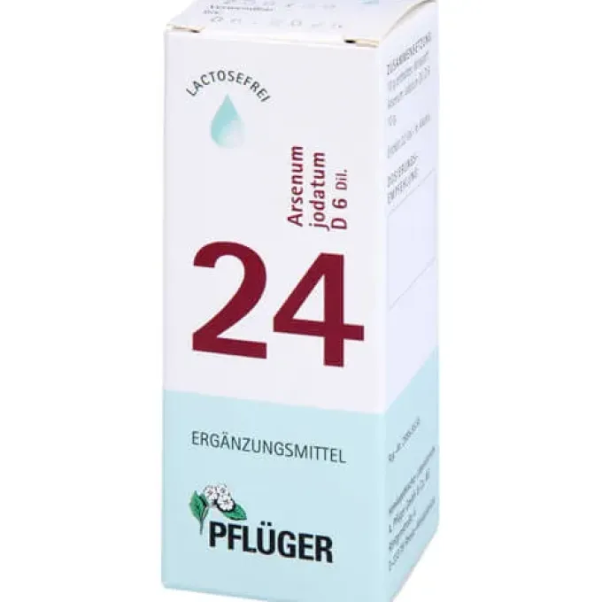 BIOCHEMIE Pflüger 24 Arsenum jodatum D 6 Tropfen 30 ml