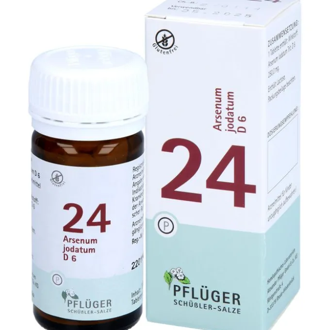 BIOCHEMIE Pflüger 24 Arsenum jodatum D 6 Tabletten 100 St