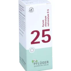 BIOCHEMIE Pflüger 25 Aurum chlorat.natron.D 6 Tab. 100 St