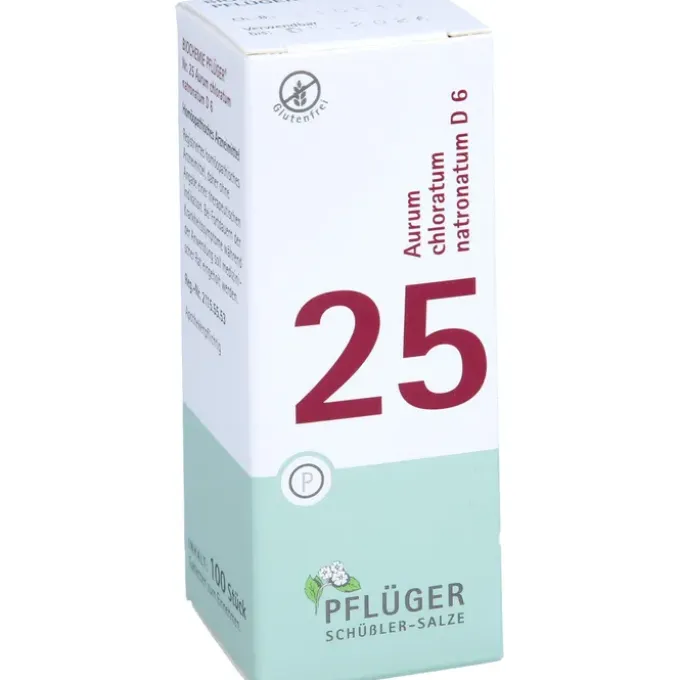 BIOCHEMIE Pflüger 25 Aurum chlorat.natron.D 6 Tab. 100 St