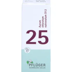 BIOCHEMIE Pflüger 25 Aurum chlorat.natron.D 12 Gl. 15 g