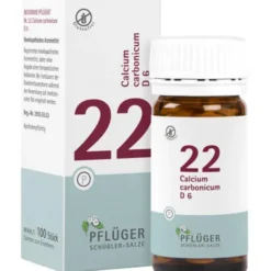 BIOCHEMIE Pflüger 22 Calcium carbonicum D 6 Tabl. 100 St