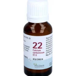 BIOCHEMIE Pflüger 22 Calcium carbonicum D 12 Glob. 15 g