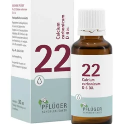BIOCHEMIE Pflüger 22 Calcium carbonicum D 6 Tropf. 30 ml