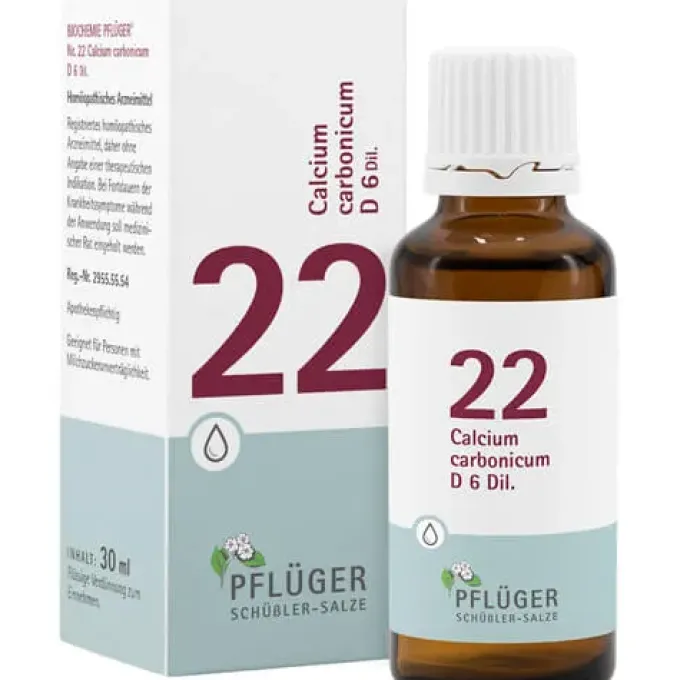 BIOCHEMIE Pflüger 22 Calcium carbonicum D 6 Tropf. 30 ml