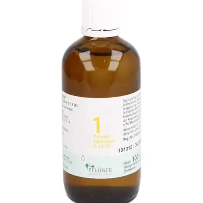 BIOCHEMIE Pflüger 1 Calcium fluoratum D 12 Tropfen 100 ml