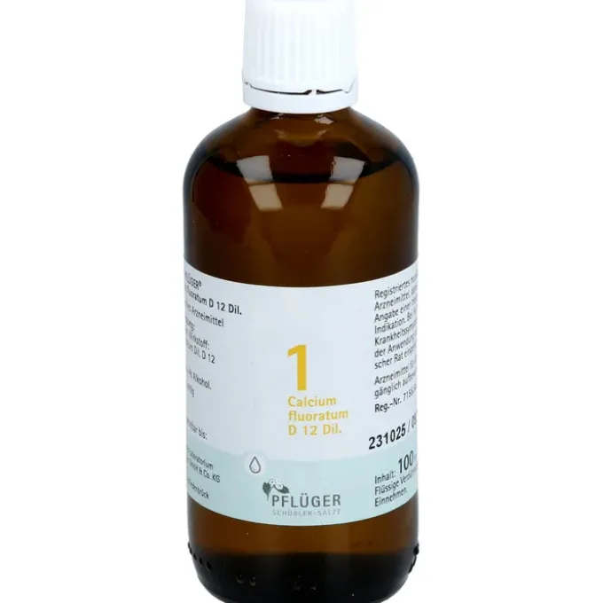 BIOCHEMIE Pflüger 1 Calcium fluoratum D 12 Tropfen 100 ml