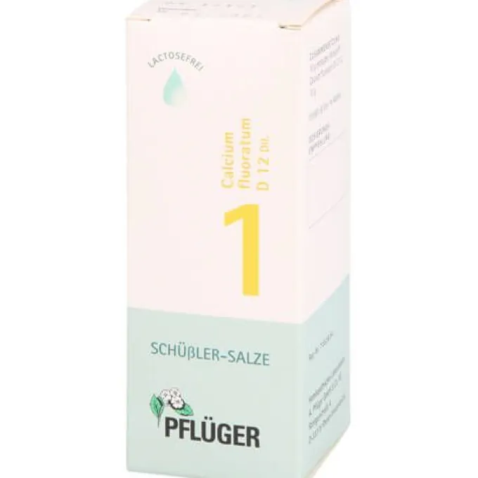 BIOCHEMIE Pflüger 1 Calcium fluoratum D 12 Tropfen 100 ml