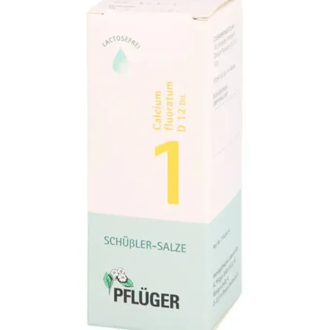 BIOCHEMIE Pflüger 1 Calcium fluoratum D 12 Tropfen 100 ml