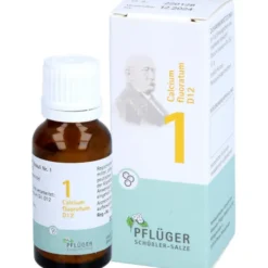 BIOCHEMIE Pflüger 1 Calcium fluoratum D 12 Globuli 15 g