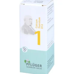 BIOCHEMIE Pflüger 1 Calcium fluoratum D 12 Globuli 15 g