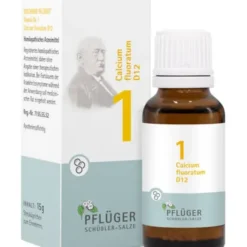 BIOCHEMIE Pflüger 1 Calcium fluoratum D 12 Globuli 15 g