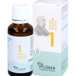 BIOCHEMIE Pflüger 1 Calcium fluoratum D 12 Tropfen 30 ml