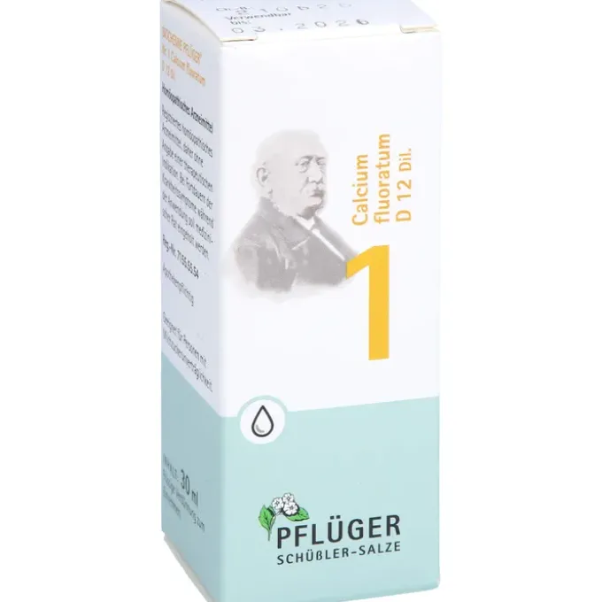 BIOCHEMIE Pflüger 1 Calcium fluoratum D 12 Tropfen 30 ml