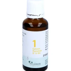 BIOCHEMIE Pflüger 1 Calcium fluoratum D 12 Tropfen 30 ml