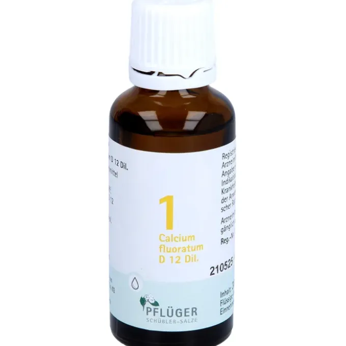 BIOCHEMIE Pflüger 1 Calcium fluoratum D 12 Tropfen 30 ml